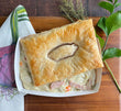 Chicken Cordon Bleu Pot Pie